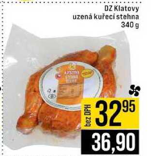 DZ Klatovy uzená kuřecí stehna 340g