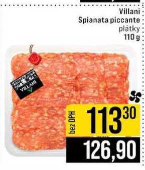 Villani Spianata piccante plátky 110 g
