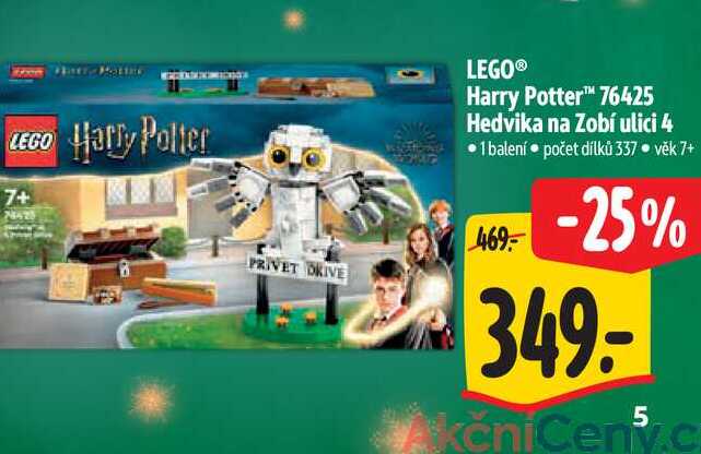 LEGO® Harry Potter™ 76425 Hedvika na Zobí ulici 4 