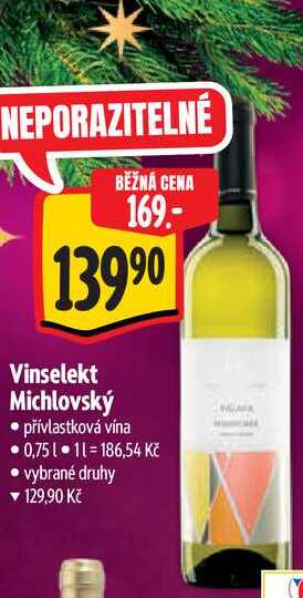   Vinselekt Michlovský 0,75 l