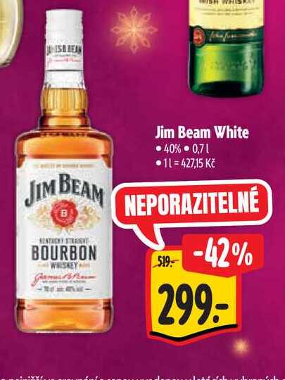   Jim Beam White 40% 0,71 