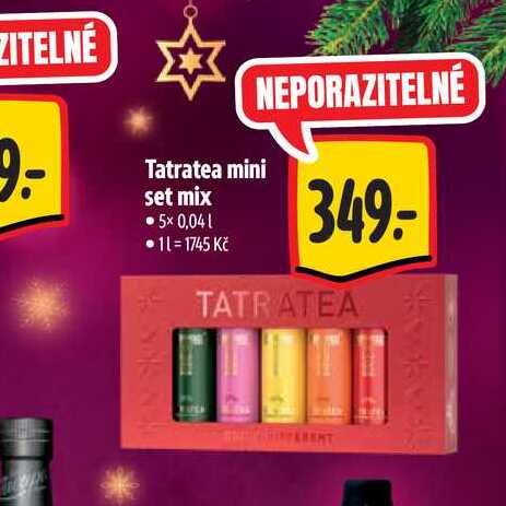  Tatratea mini set mix  5× 0,04 l 
