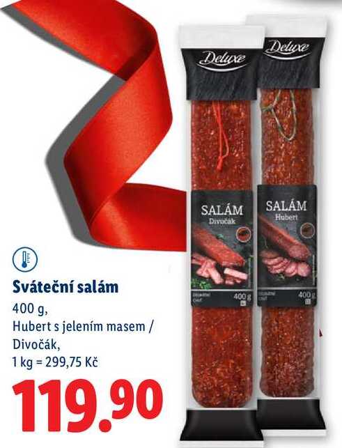 Sváteční salám, 400 g