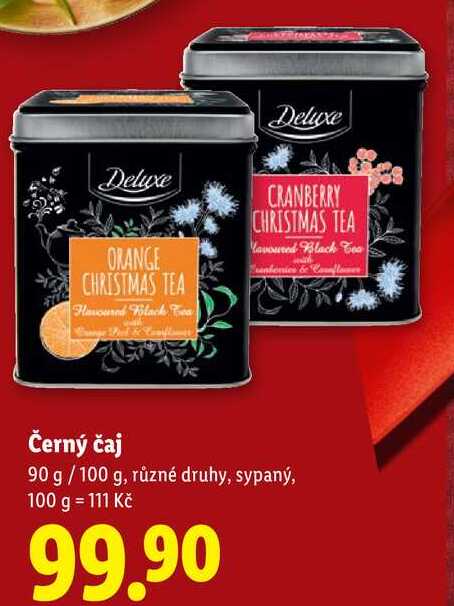 Černý čaj, 90 g/100 g