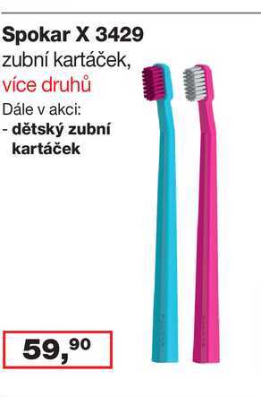Spokar X 3429 zubní kartáček, více druhů