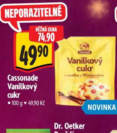 Cassonade Vanilkový cukr 100 g