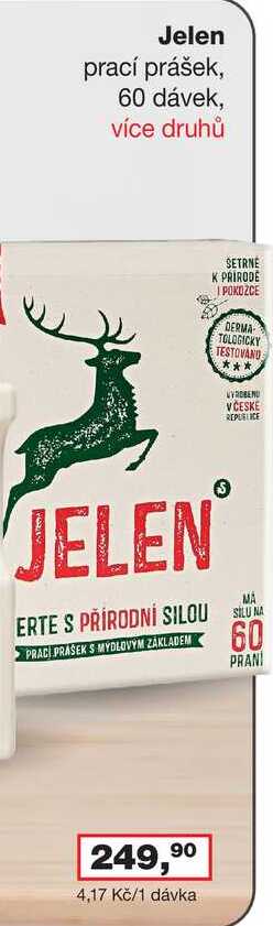 Jelen prací prášek, 60 dávek, více druhů