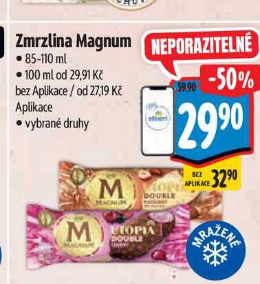 Zmrzlina Magnum 85-110 ml