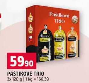 PAŠTIKOVÉ TRIO 3x120 g