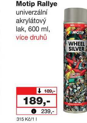 Motip Rallye univerzální akrylátový lak, 600 ml