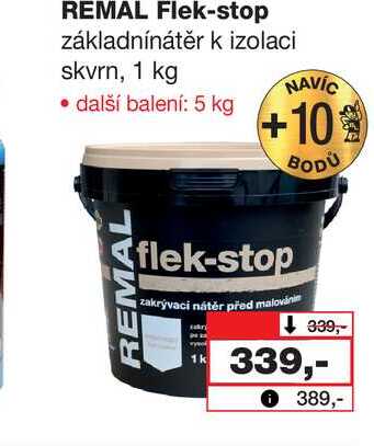 REMAL Flek-stop základnínátěr k izolaci skvrn, 1 kg