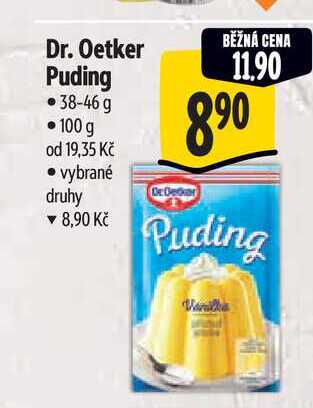 Dr. Oetker Puding  38-46 g  