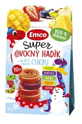 Emco Super ovocný hadík multipack, 100 g
