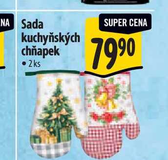  Sada kuchyňských chňapek 2 ks 