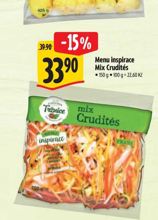   Menu inspirace Mix Crudités 150 g  