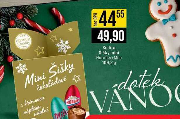 Sedita Šišky mini Horalky+Mila 109,2 g