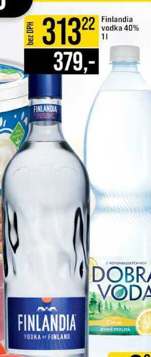 Finlandia vodka 40% 1l