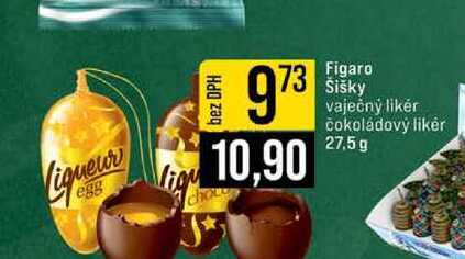 Figaro Šišky vaječný likér čokoládový likér 27,5 g