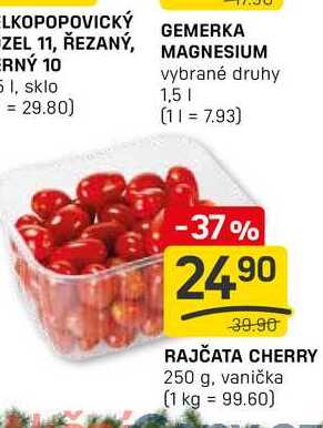 RAJČATA CHERRY 250 g, vanička 