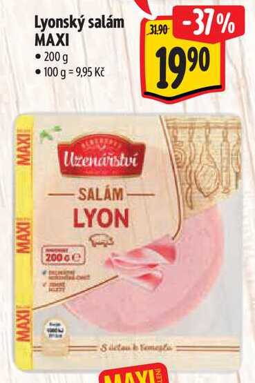 Lyonský salám MAXI, 200 g