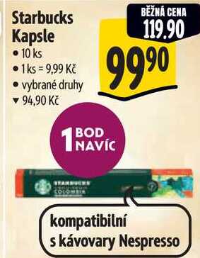 Starbucks Kapsle, 10 ks 