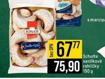 Schulte vanilkové rohličky 150 g