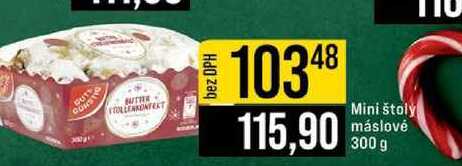 Mini štoly máslové 300 g