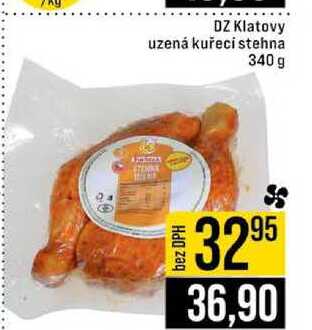 DZ Klatovy uzená kuřecí stehna 340 g