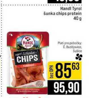 Handl Tyrol šunka chips protein 40 g