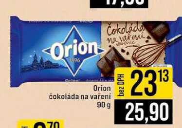 Orion čokoláda na vaření 90 g