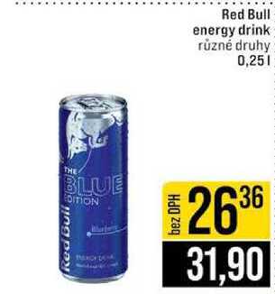 Red Bull energy drink různé druhy 0,25l
