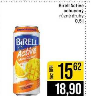 Birell Active ochucený různé druhy 0,5l