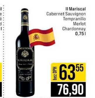 II Mariscal Cabernet Sauvignon Tempranillo Chardonnay Merlot 0,75l
