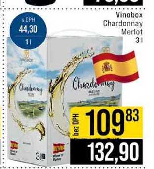 Vinobox Chardonnay Merlot 3l