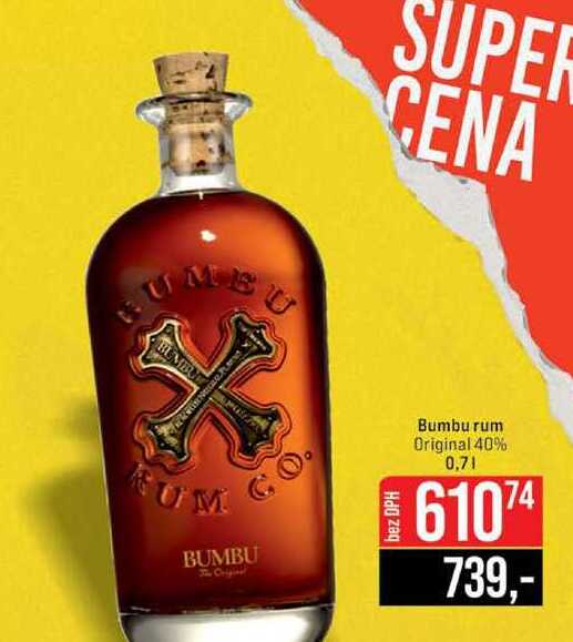 Bumbu rum Original 40% 0,7l