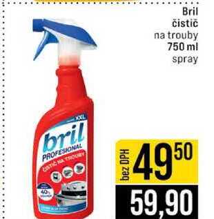 Bril čistič na trouby 750 ml spray