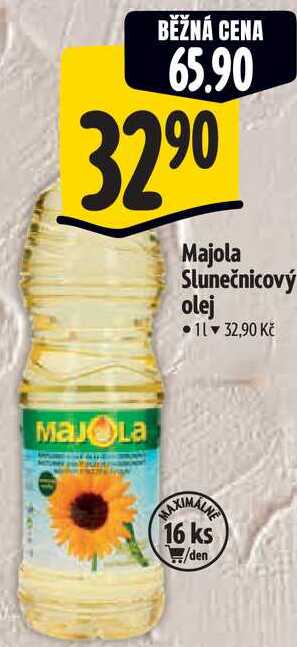 Majola Slunečnicový olej, 1 l
