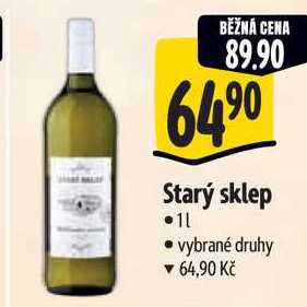 Starý sklep, 1 l