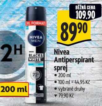 Nivea Antiperspirant sprej, 200 ml