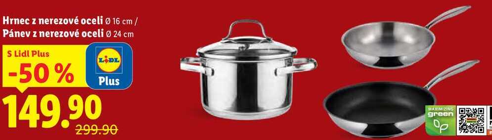 Hrnec z nerezové oceli/Pánev z nerezové oceli