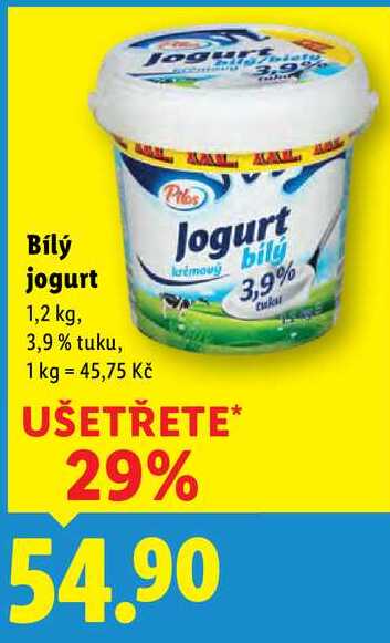 Bílý jogurt, 1,2 kg