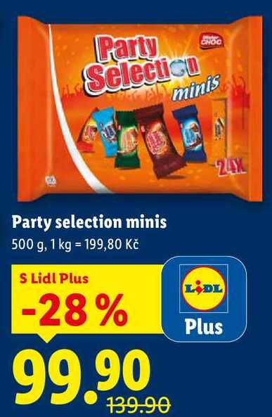 Party selection minis, 500 g