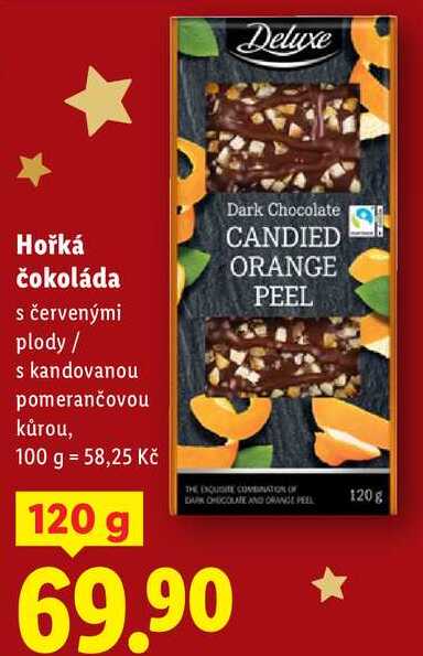 Hořká čokoláda, 120 g