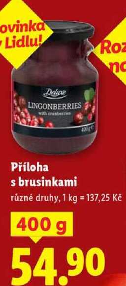 Příloha s brusinkami, 400 g