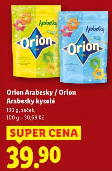 Orion Arabesky/Orion Arabesky kyselé, 130 g