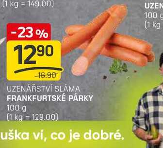 FRANKFURTSKÉ PÁRKY 100 g