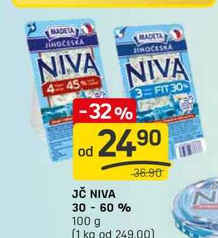 JČ NIVA 30-60% 100 g
