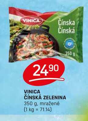 VINICA ČÍNSKÁ ZELENINA 350 g, mražené