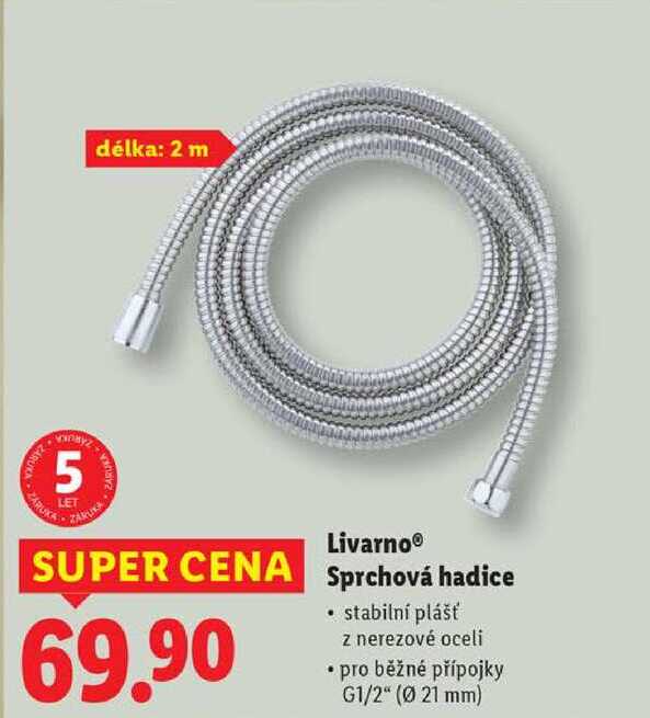 Livarno Sprchová hadice