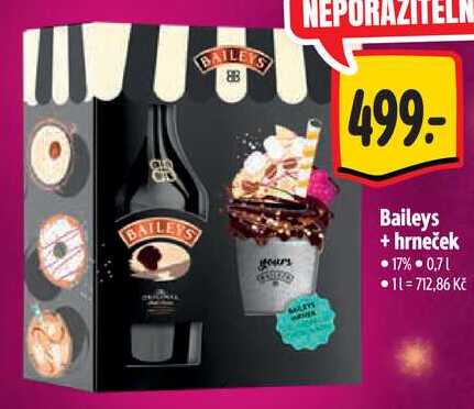 Baileys + hrneček, 0,7 l